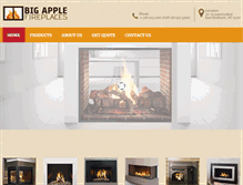 Tablet Screenshot of bigapplefireplace.com